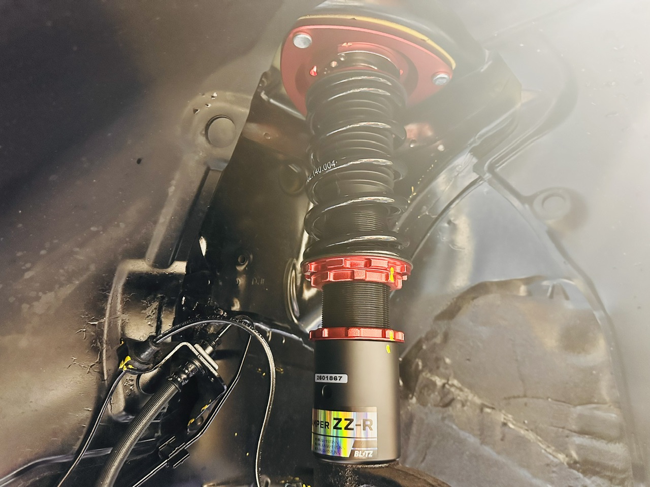 S660に車高調取り付け