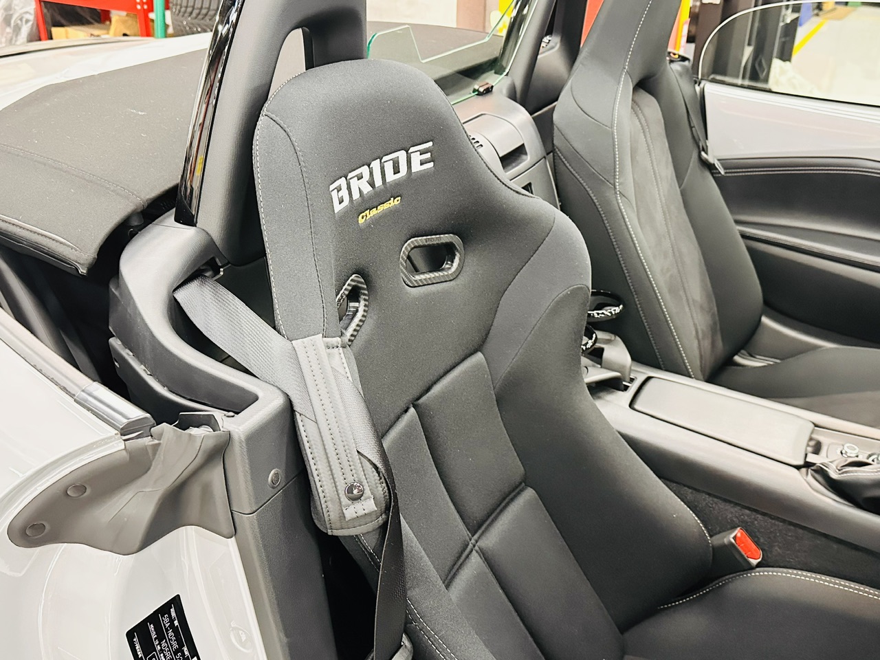 NDロードスターにBRIDE取り付け