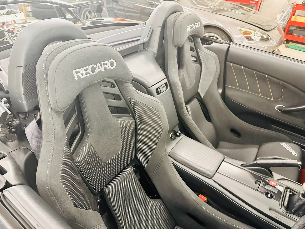 S2000にRECARO取り付け